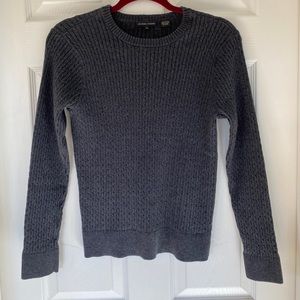 Grey cotton Jeanne Pierre crew neck sweater